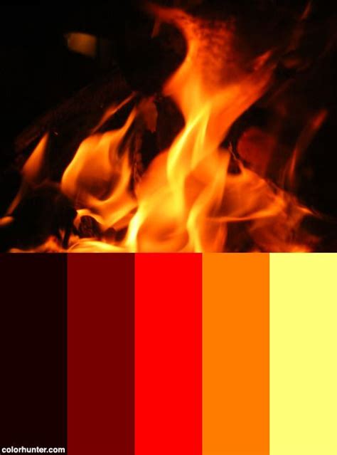 Fire color scheme